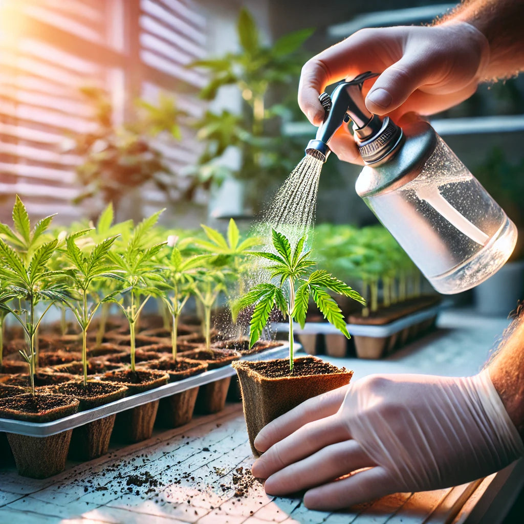 How to Perfectly Water Cannabis Seedlings