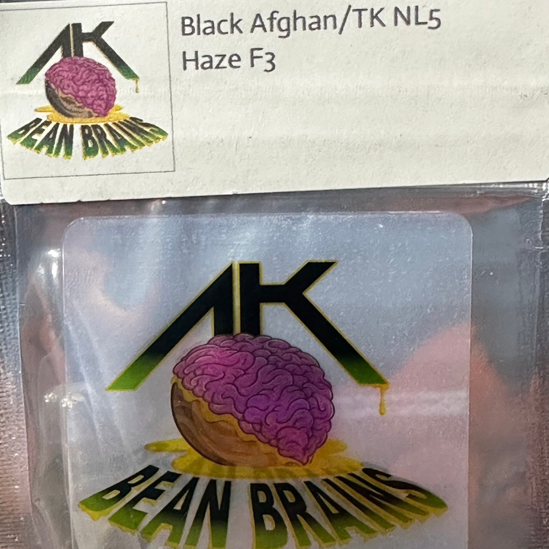 AK Bean Brains - Black Afghan/TK NL5 Haze F3