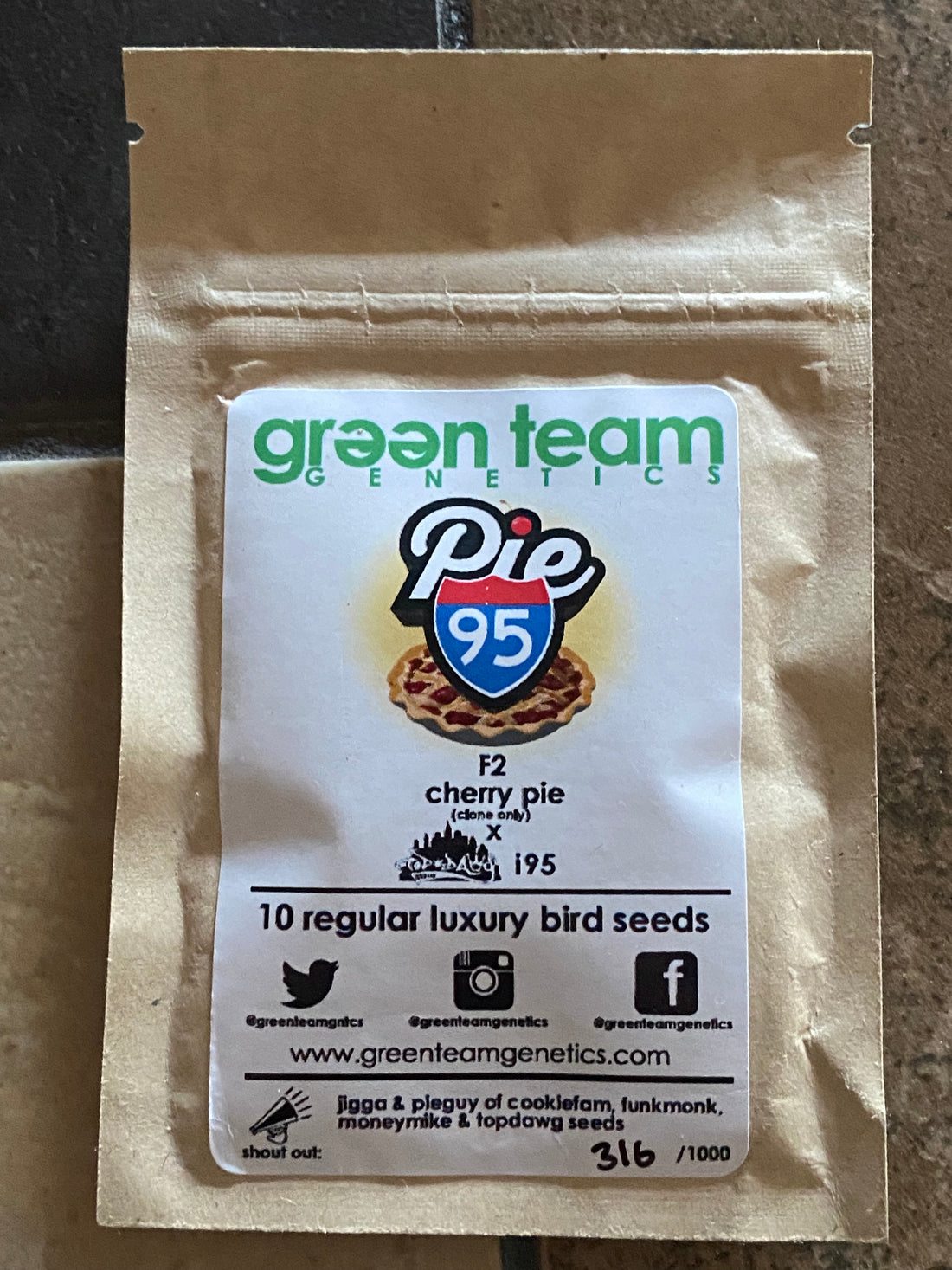 Green Team - Pie 95 F2