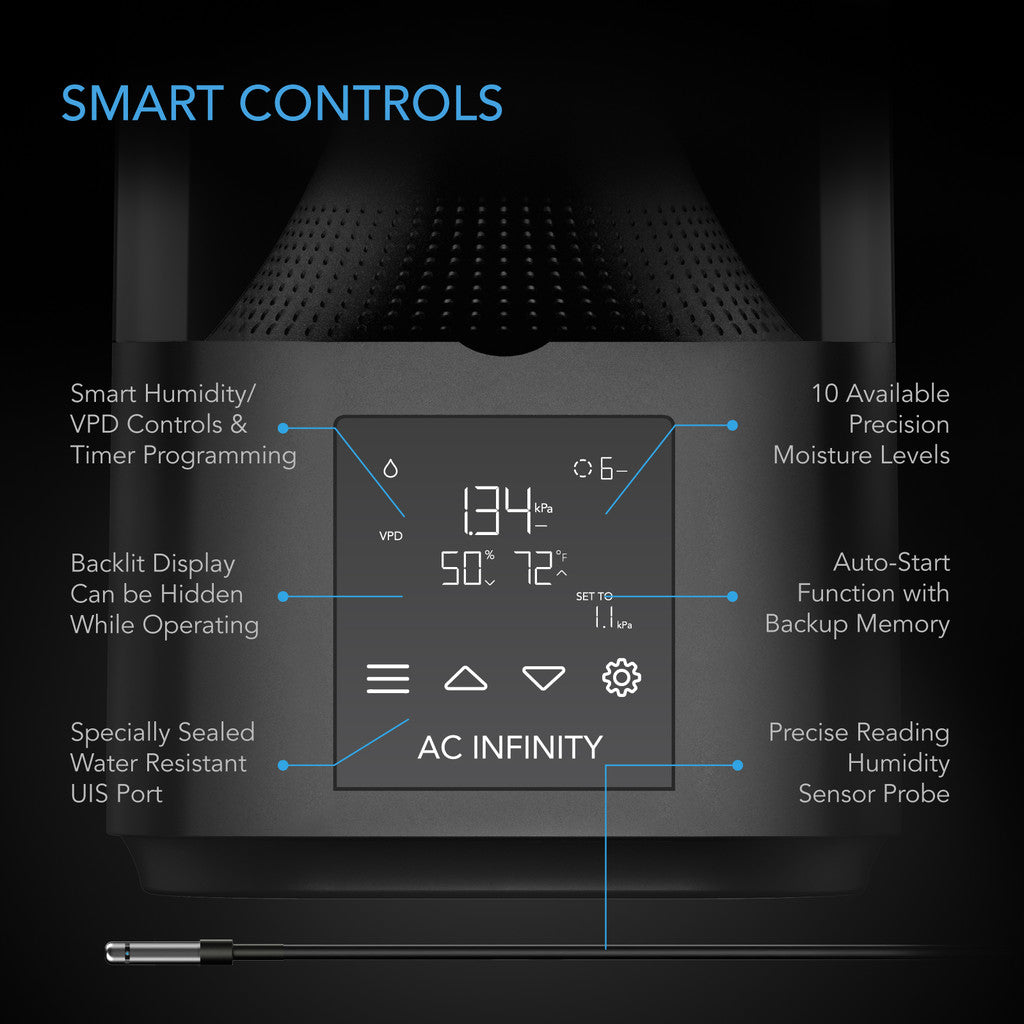 AC Infinity - CLOUDFORGE T3 Environmental Plant Humidifier