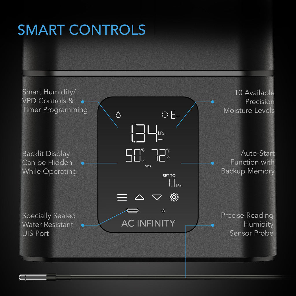 AC Infinity - CLOUDFORGE T7, Environmental Plant Humidifier