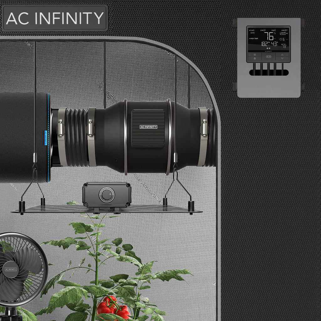 AC Infinity - CLOUDLINE PRO T8, Quiet Inline Duct Fan System with Temperature Humidity VPD Controller, 8-Inch